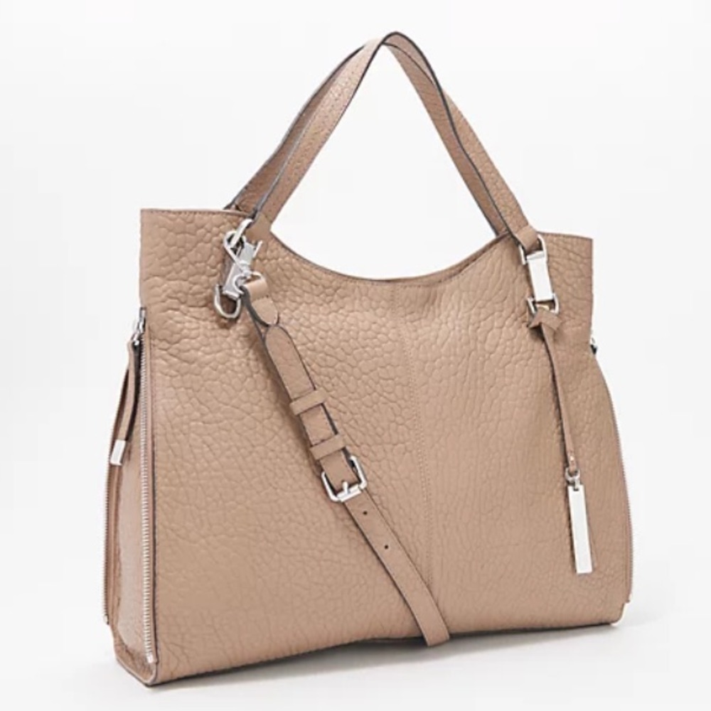 NWOT Vince Camuto Eliza Lamb Leather Tote Handbag